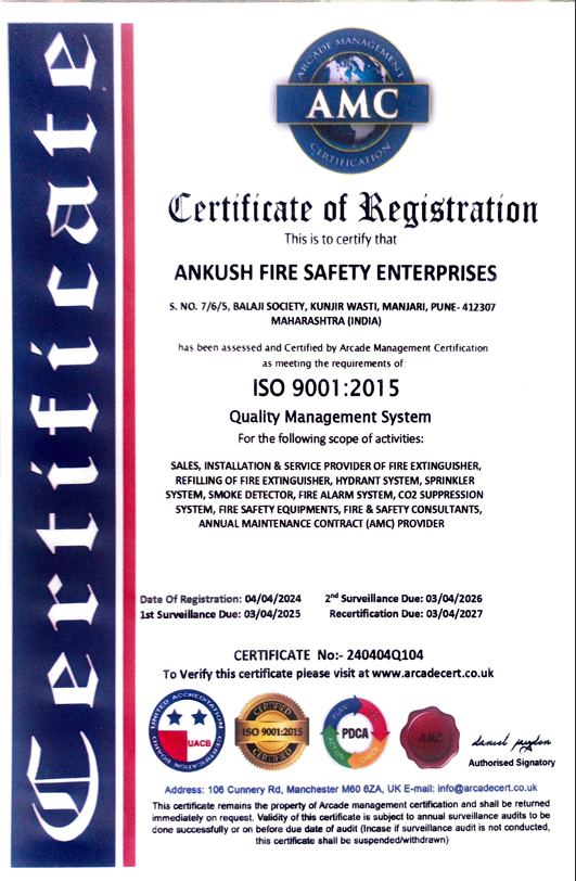 ISO 9001:2015 Certificate